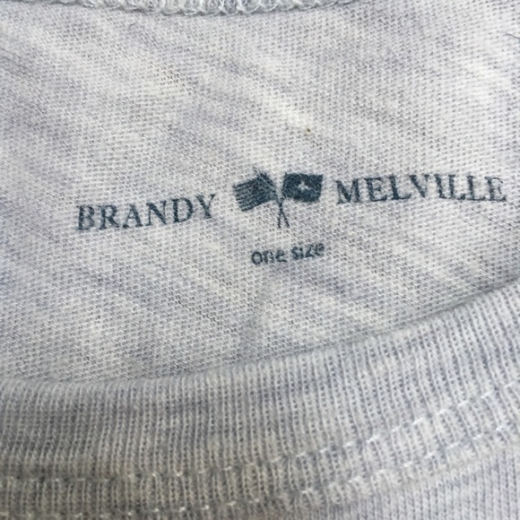 Grey Brandy Melville top - Picture 1 of 3